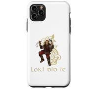 Carcasa para iPhone 11 Pro MAX Mitología vikinga Medieval - Dios embaucador nórdico Loki