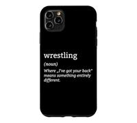Carcasa para iPhone 11 Pro MAX MMA Lucha Libre Definición Divertida Deporte Lucha Libre Luchadores