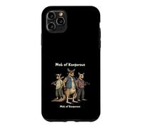 Carcasa para iPhone 11 Pro MAX Mob de Canguros Banda Callejera Animal Gracioso
