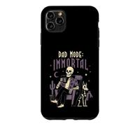 Carcasa para iPhone 11 Pro MAX Modo Papá Esqueleto Inmortal Halloween Papá Más Allá Humor