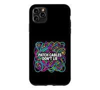 Carcasa para iPhone 11 Pro MAX Modular Synthesizer Patch Cables Don't Lie