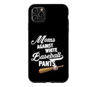 Carcasa para iPhone 11 Pro MAX Moms Against White Baseball Pants - Baseball Season Mom