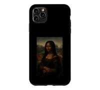 Carcasa para iPhone 11 Pro MAX Mona Lisa Negra con Trenzas Mona Lisa Negra