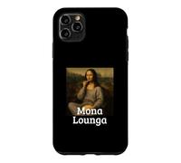 Carcasa para iPhone 11 Pro MAX Mona Lounga Leonardo Da Vinci Gracioso Perezoso Mona Lisa