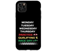 Carcasa para iPhone 11 Pro MAX Monday Tuesday Thursday Practice Qualifying Race Day