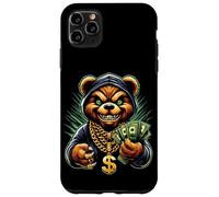 Carcasa para iPhone 11 Pro MAX Money Calling Hip Hop Bear Teddy tee Gángster Rap Swag Dope