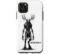Carcasa para iPhone 11 Pro MAX Monstruo Wendigo, Skinwalker, críptido, Malvado Monstruo de Terror
