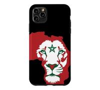 Carcasa para iPhone 11 Pro MAX Morocco Flag Lion of Africa Proud Moroccan Football Game