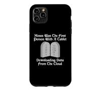 Carcasa para iPhone 11 Pro MAX Moses Was The First Person with A Tablet Download from Cloud