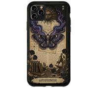 Carcasa para iPhone 11 Pro MAX Moth Sun Dark Gothic Crescent Moon Skull