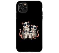 Carcasa para iPhone 11 Pro MAX Mouse Rat Family Sunglasses Animal Lover Cute Mice