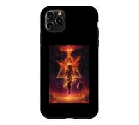 Carcasa para iPhone 11 Pro MAX Mujer Llamas Cósmicas Triángulo Transformación de Poder