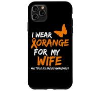Carcasa para iPhone 11 Pro MAX Multiple Sclerosis Awareness I Wear Orange FOR MY Wife