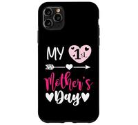 Carcasa para iPhone 11 Pro MAX My First Mothers Day Outfit Mommy 1st Time Mom Happy Mother