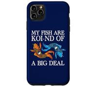 Carcasa para iPhone 11 Pro MAX My Fish Are Koi-nd of A Big Deal Divertido Koi Keeper