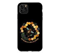 Carcasa para iPhone 11 Pro MAX My Garden Is A Hive of Activity Bee Apicultura Floral