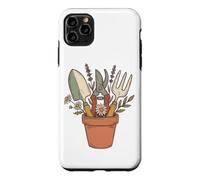 Carcasa para iPhone 11 Pro MAX My Garden Soul: Herramientas Dibujadas a Mano Ramo Arte Botánico