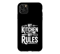 Carcasa para iPhone 11 Pro MAX My Kitchen My Rules Funny Cooking Chef Cita