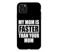 Carcasa para iPhone 11 Pro MAX My Mom Is Faster Than Your Mom Madre Corredor de Velocidad
