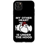 Carcasa para iPhone 11 Pro MAX My Other Heart Is Under The Hood Quote