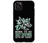 Carcasa para iPhone 11 Pro MAX Nacido para Hacer Paracaidismo con mi Padre -