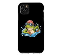 Carcasa para iPhone 11 Pro MAX Nadador Agua Piscina Buceo Anfibio Salto Natación Rana