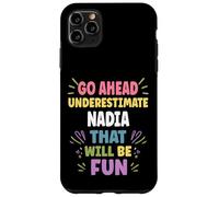 Carcasa para iPhone 11 Pro MAX Nadia Personalized Women's Gift Custom Nadia