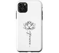 Carcasa para iPhone 11 Pro MAX Namaste Lotus Flores Yoga Yogi Meditation Idea de Regalo
