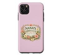 Carcasa para iPhone 11 Pro MAX Nana's Garden Club Plantación Amor Jardinería Diaria Floral