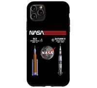 Carcasa para iPhone 11 Pro MAX NASA Artemis Apollo Luna Misión SLS Saturn V