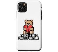 Carcasa para iPhone 11 Pro MAX Necesito UN Abrazo DE UN Baddie Pixel Teddy Bear Broken Heart