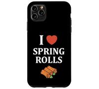 Carcasa para iPhone 11 Pro MAX Nem Food Funny Simple Quote I Love Spring Rolls