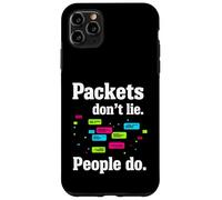 Carcasa para iPhone 11 Pro MAX Network Engineer Packets Don't Lie Cybersecurity IT