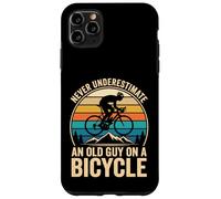 Carcasa para iPhone 11 Pro MAX Never Underestimate An Old Guy On A Bicycle Bicicleta