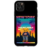 Carcasa para iPhone 11 Pro MAX New York City NY Teddy Bear - Urban Bear with American Style