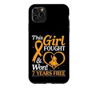 Carcasa para iPhone 11 Pro MAX Niña luchó y ganó 7 años sin cáncer Leucemia Kid Warrior