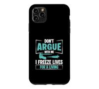 Carcasa para iPhone 11 Pro MAX No discutas Conmigo Congelo Vidas para Vivir Una Enfermera de FIV