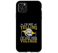 Carcasa para iPhone 11 Pro MAX No Estoy Gritando, Soy Solo un Ingeniero eléctrico de Alto Voltaje