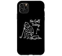 Carcasa para iPhone 11 Pro MAX No Golf Today Funny Sad Stickman Golfer Golfers