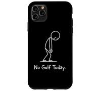 Carcasa para iPhone 11 Pro MAX No Golf Today Funny Sad Stickman Golfer Golfers