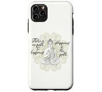 Carcasa para iPhone 11 Pro MAX NO Hay Camino hacia LA Felicidad Buddha Buda Meditando Mandala