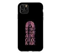 Carcasa para iPhone 11 Pro MAX No Need To Fear Aunt Chloe Is Here Nombre Rainbow Auntie