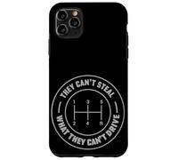 Carcasa para iPhone 11 Pro MAX No Pueden Robar lo Que no Pueden Conducir un Coche Manual