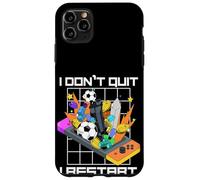 Carcasa para iPhone 11 Pro MAX No renuncio, reinicio Divertido Amante de los Videojuegos