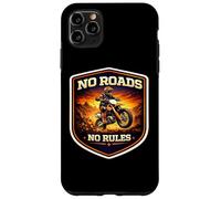 Carcasa para iPhone 11 Pro MAX No Roads No Rules Motocross Dirt Bike Rider Motocicleta Amante
