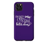 Carcasa para iPhone 11 Pro MAX No Soy mandona Solo Tengo Mejores Ideas Funny Lightbulb Meme