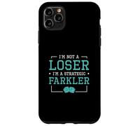Carcasa para iPhone 11 Pro MAX No Soy un Perdedor Soy un farkler estratégico Divertidos Jugadores de Farkle