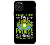 Carcasa para iPhone 11 Pro MAX No Soy una Rana, Soy un príncipe Disfrazado Bésame y descúbrelo