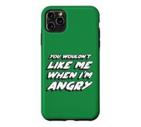 Carcasa para iPhone 11 Pro MAX No te gustaria Cuando Estoy Enojado | 70's Retro