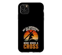 Carcasa para iPhone 11 Pro MAX No Todos los superhéroes Usan Capas mía Llevaba una Cruz Cristiana